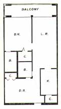 Plan of apartment