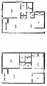 Plan of apartment